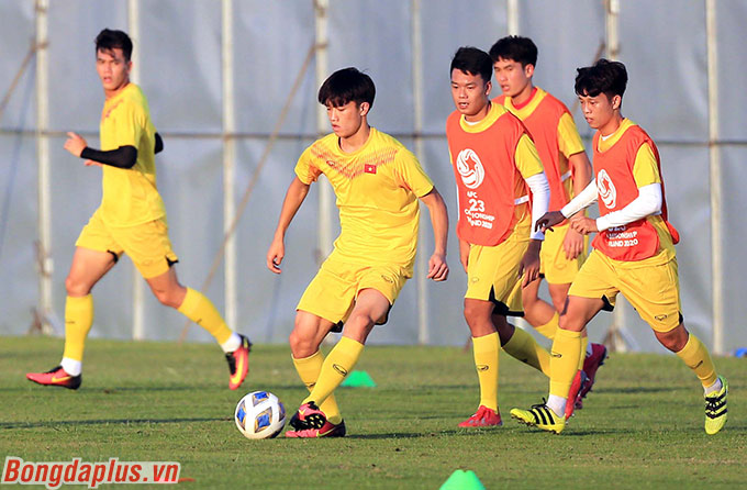 U23 Việt Nam tích cực tập luyện chuẩn bị cho VCK U23 châu Á 2020 - Ảnh: Minh Tuấn 