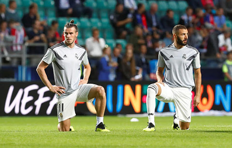 Cả Bale và Benzema đều không góp mặt ở Siêu Cúp Tây Ban Nha là tổn thất lớn với Real Madrid