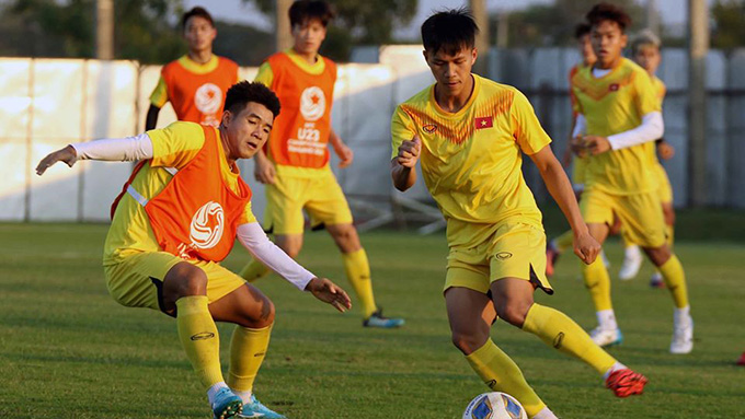 U23 Việt Nam tiến hành lắp ghép đội hình trong buổi tập cuối cùng