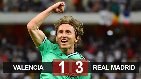 Valencia 1-3 Real Madrid: Kroos ghi bàn từ phạt góc, Modric trivela, Kền kền trắng vào chung kết Siêu cúp Valencia 1-3 Real Madrid: Kroos ghi bàn từ phạt góc, Modric trivela, Kền kền trắng vào chung kết Siêu cúp