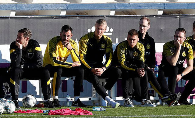 Haaland đang tích cực cùng Dortmund chuẩn bị cho giai đoạn 2 của mùa giải 2019/20