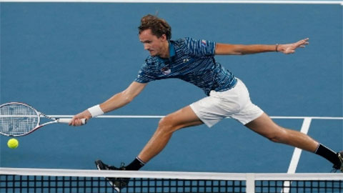 Medvedev 2-1 Schwartzman (tứ kết ATP Cup 2020)
