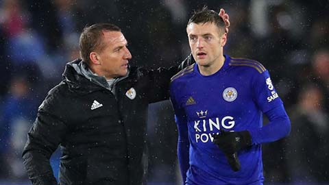 Rodgers không thích Jamie Vardy quay lại ĐT Anh