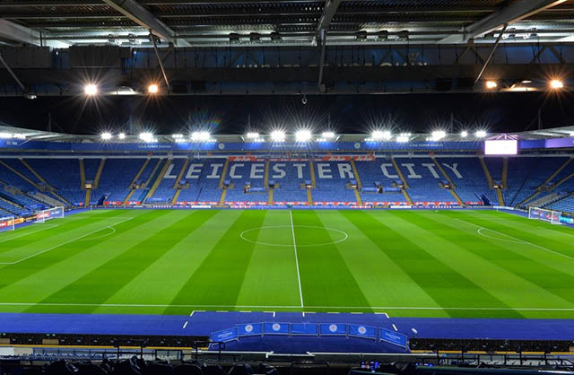3. Sân King Power (Leicester City) - Sức chứa: 32.273 - Trung bình: 32.046 - Tỷ lệ: 99,3%