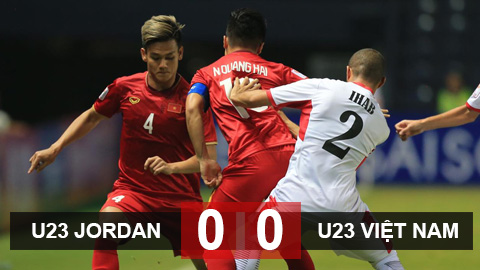 U23 Jordan 0-0 U23 Việt Nam: 1 điểm nhọc nhằn của U23 Việt Nam U23 Jordan 0-0 U23 Việt Nam: 1 điểm nhọc nhằn của U23 Việt Nam