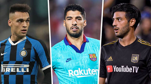 Barca nhắm Lautaro và Vela thay Suarez