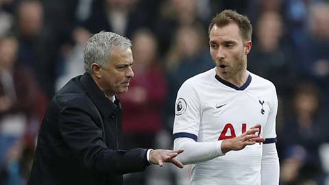 Mourinho mắng Eriksen bỏ bê Tottenham vì lo tương lai