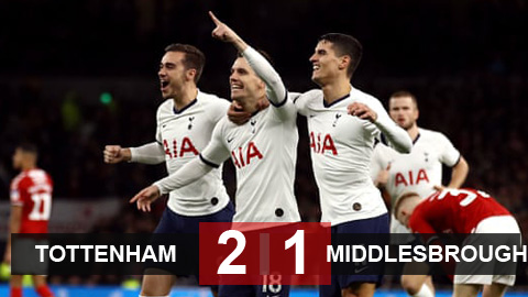 Tottenham 2-1 Middlesbrough: Những người Argentina cứu rỗi Mourinho Tottenham 2-1 Middlesbrough: Những người Argentina cứu rỗi Mourinho