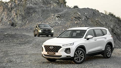 Hyundai Santa Fe 2019 tăng trưởng ấn tượng khiến Toyota Fortuner, Mazda CX-8 lo sốt vó