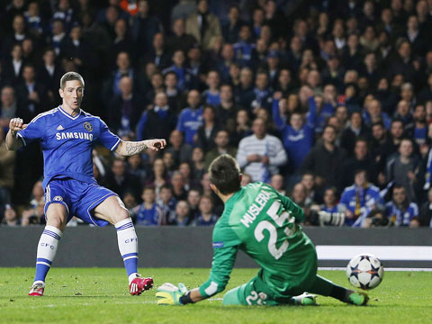 Torres chỉ ghi được 1 bàn thắng trong 14 trận ở nửa cuối mùa 2010/11 sau khi gia nhập Chelsea từ Liverpool