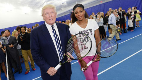 Tổng thống Mỹ Donald Trump chúc mừng Serena Williams