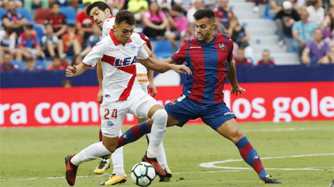 19h00 ngày 18/1: Levante vs Alaves