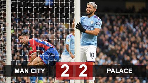 Man City 2-2 Crystal Palace: Man xanh lại vấp ngã Man City 2-2 Crystal Palace: Man xanh lại vấp ngã