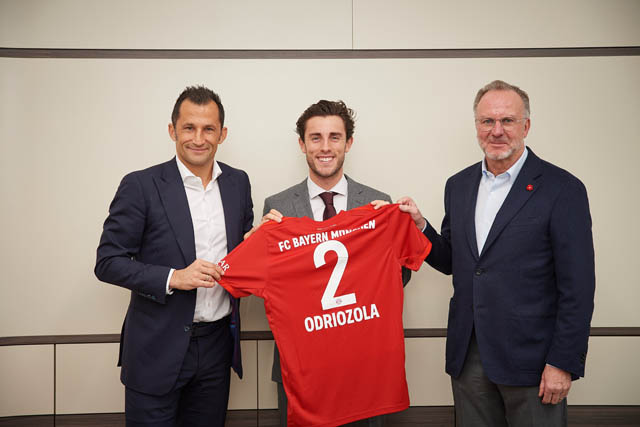 Odrizola ra mắt CLB mới Bayern Munich