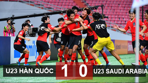 U23 Hàn Quốc 1-0 U23 Saudi Arabia: U23 Hàn Quốc lần đầu vô địch U23 châu Á sau 2 hiệp phụ U23 Hàn Quốc 1-0 U23 Saudi Arabia: U23 Hàn Quốc lần đầu vô địch U23 châu Á sau 2 hiệp phụ