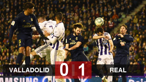 Valladolid 0-1 Real: Nacho đưa Real lên ngôi đầu bảng thay Barca Valladolid 0-1 Real: Nacho đưa Real lên ngôi đầu bảng thay Barca