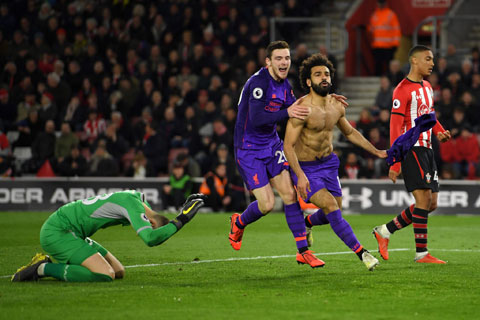 Salah sẽ tiếp tục cái duyên ghi bàn vào lưới Southampton để giúp Liverpool chiến thắng