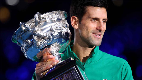 Djokovic vô địch Australian Open lần thứ 8