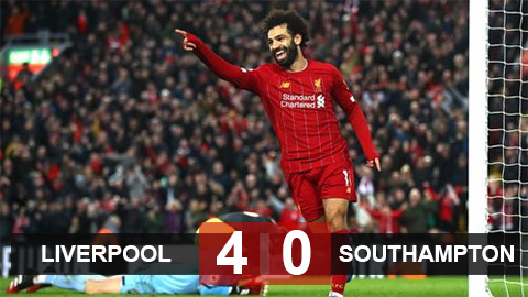 Liverpool 4-0 Southampton: Vắng Mane đã có Salah Liverpool 4-0 Southampton: Vắng Mane đã có Salah