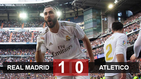 Kết quả Real 1-0 Atletico: Benzema lập công, Atletico trả giá vì công cùn Kết quả Real 1-0 Atletico: Benzema lập công, Atletico trả giá vì công cùn