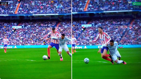 Atletico bị trọng tài "cướp" trắng trợn 1 quả penalty? Atletico bị trọng tài "cướp" trắng trợn 1 quả penalty?