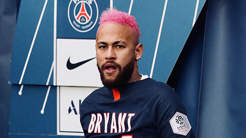 Neymar trình làng kiểu tóc màu hồng khiến nhiều fan nam phải thổn thức