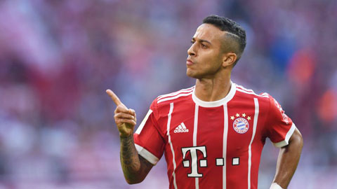Bayern: Thiago ngày càng thăng hoa