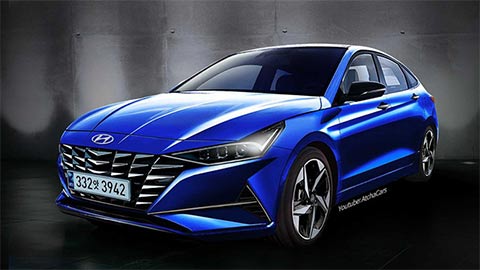 Hyundai Elantra 2021 lộ thiết kế tuyệt đẹp, giá rẻ 'đấu' Mazda 3, Kia Cerato, Honda Civic