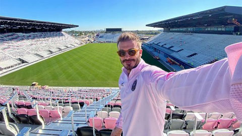 Beckham khoe sân vận động của riêng mình theo cách đặc biệt Beckham khoe sân vận động của riêng mình theo cách đặc biệt