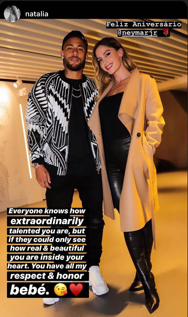 Người đẹp tới từ Mỹ là Natalia Barulich đăng ảnh chụp cùng Neymar khi cô tới thủ đô Paris vui chơi với anh