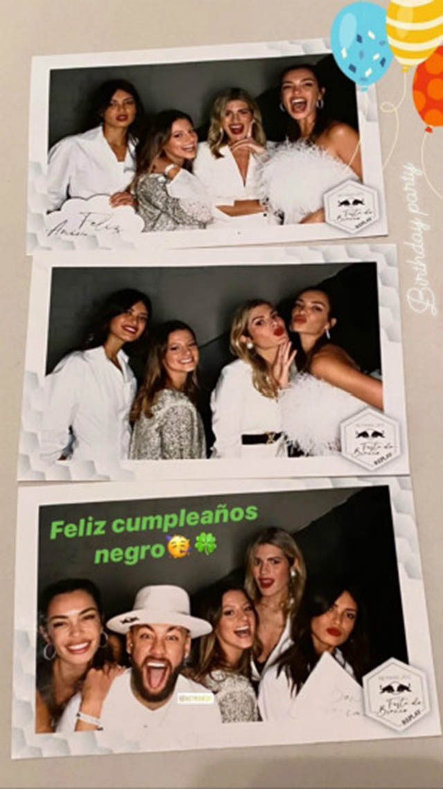 Bức ảnh chụp của Neymar với nhóm bạn toàn là nữ
