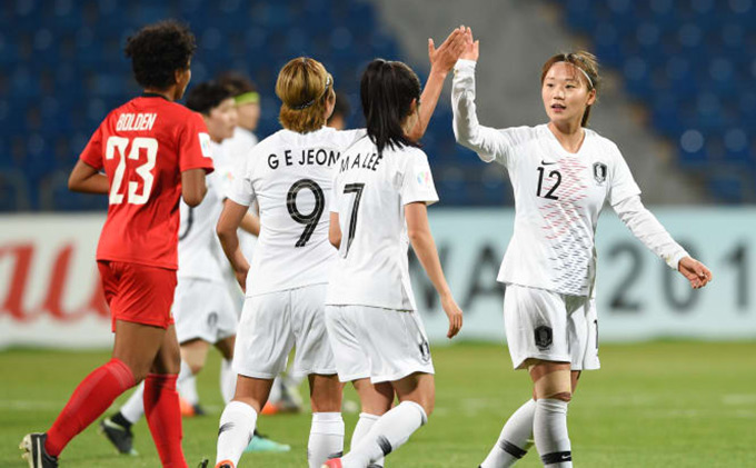 ĐT nữ Hàn Quốc có đẳng cấp cao ở châu Á