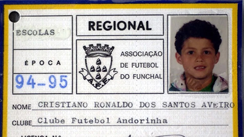 Tìm ra bức ảnh để đời của Ronaldo hồi 7 tuổi