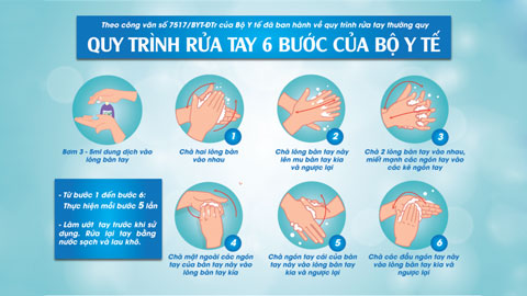 Hướng dẫn rửa tay đúng cách mùa dịch