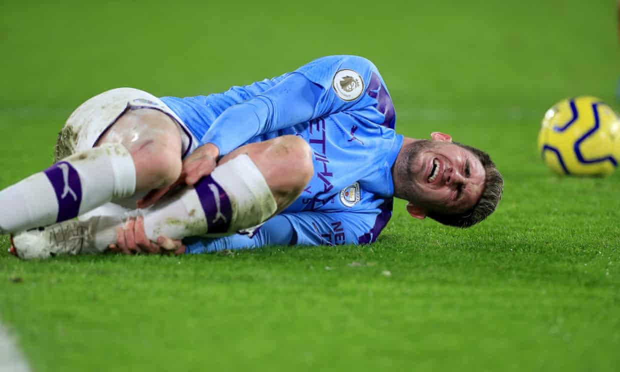 Laporte chấn thương khiến hàng thủ của Man City trở nên mong manh