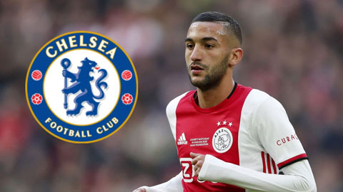 Chelsea đạt thỏa thuận chiêu mộ tiền đạo Ziyech của Ajax