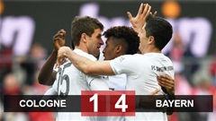 Cologne 1-4 Bayern: Hùm xám giành 3 điểm chỉ sau 12 phút