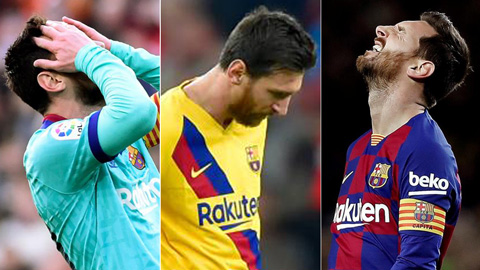 Messi đang trải qua mùa Đông tồi tệ nhất sự nghiệp