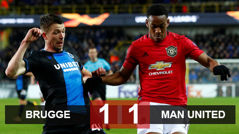 Club Brugge 1-1 M.U: Quỷ đỏ may mắn giành được trận hòa Club Brugge 1-1 M.U: Quỷ đỏ may mắn giành được trận hòa