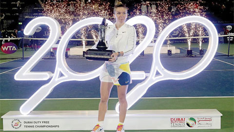 Simona Halep đoạt WTA thứ 20 tại Dubai Championships 2020
