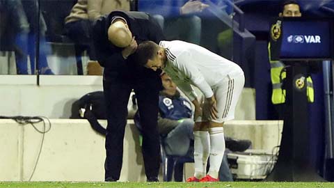Zidane quan ngại về chấn thương vỡ mắt cá chân của Hazard Zidane quan ngại về chấn thương vỡ mắt cá chân của Hazard
