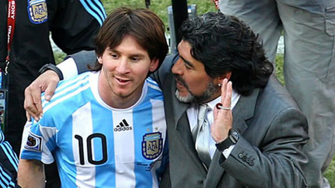 Đồng đội khen Messi xuất sắc hơn Maradona