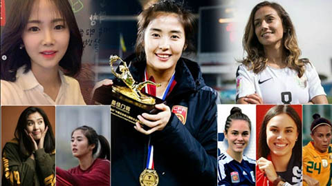 Top 10 nữ cầu thủ xinh đẹp nhất châu Á: Hoàng Thị Loan xinh lung linh
