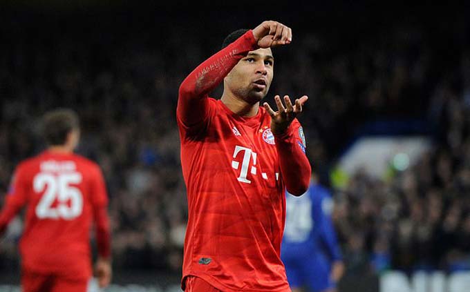 Gnabry chơi ngày càng hay trong màu áo Bayern