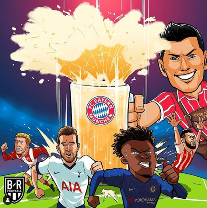 Bayern, ác mộng của các đội bóng nước Anh