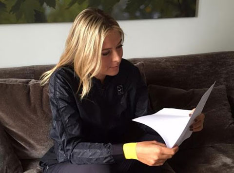 Theo chia sẻ của Bianchi, Sharapova rất ham đọc