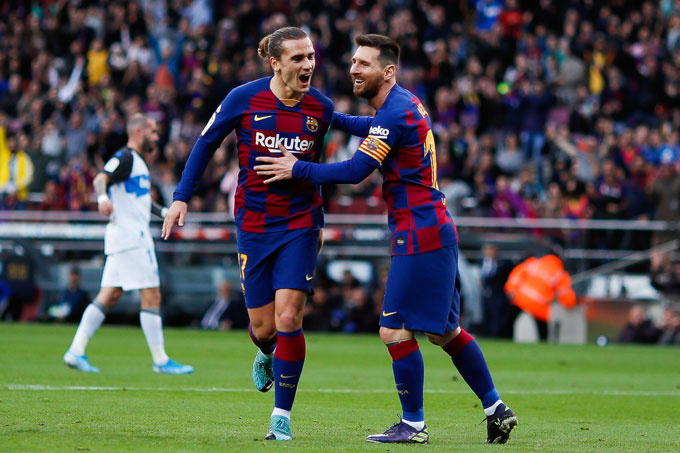 Messi và Griezmann đang dần tìm thấy nhịp đập của nhau