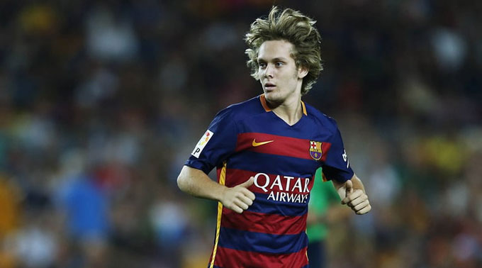 Halilovic từng được Barca chiêu mộ năm 2014 nhưng không được thi đấu thường xuyên