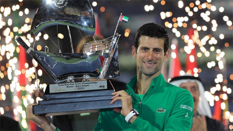 Djokovic vô địch Dubai Tennis Championships lần thứ 5