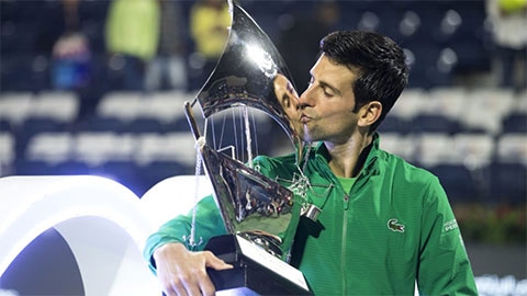 Djokovic 2-0 Tsitsipas (chung kết Dubai Tennis Championships 2020)